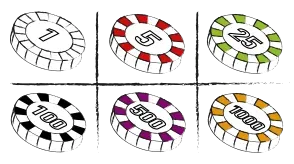 Casino-marker